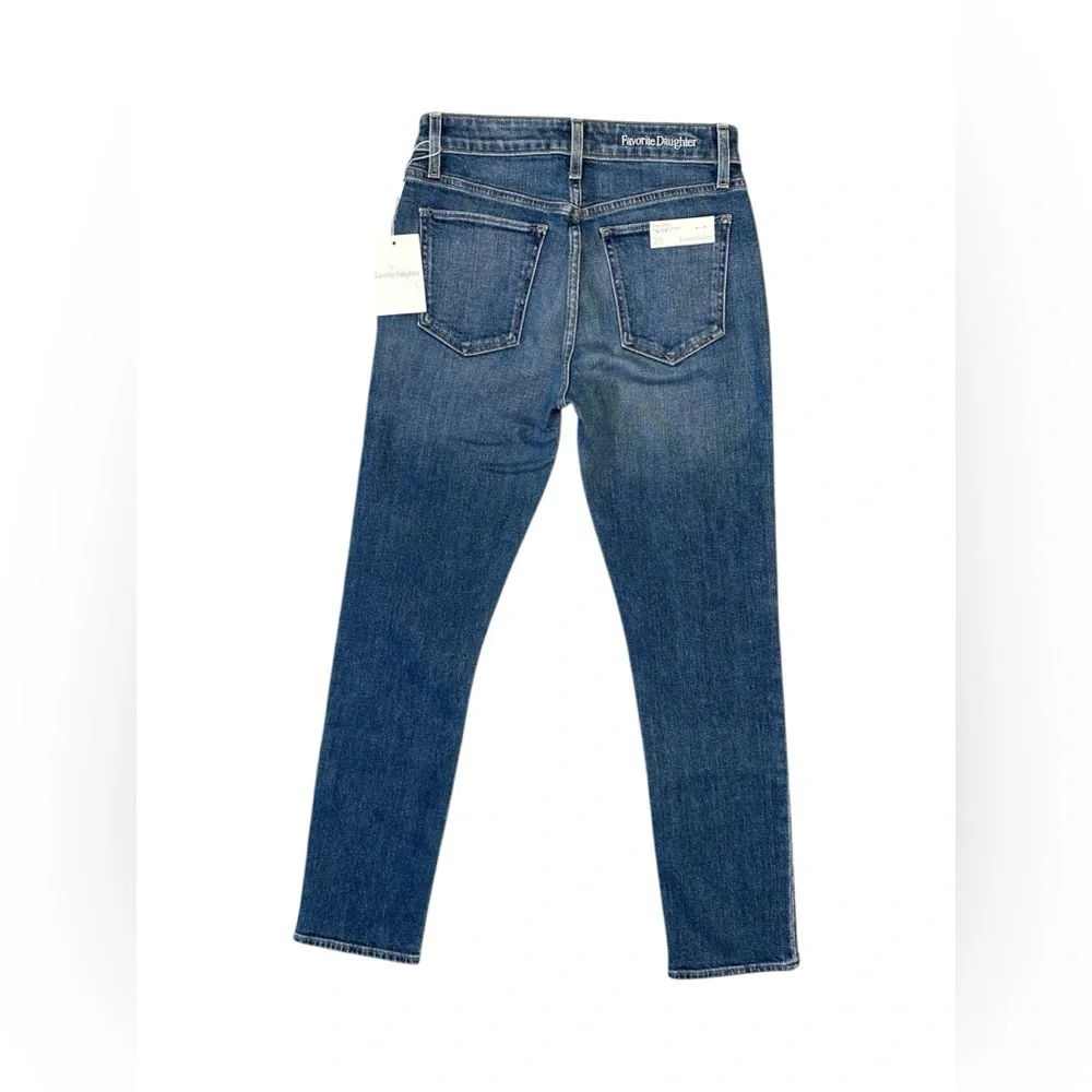 FAVORITE DAUGHTER Jeans High Rise Slim Straight Denim Size 25 NWT $198 MSRP NEW - Picture 12 of 17